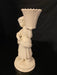 2 Porcelain Figurine,Girl Basket Carrier-Boy Basket Carrier by Belleek Ireland 8.75"x3.75",vintage-EZ Jewelry and Decor