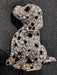 Vintage Swarovski Jewelers Collection Black Spotted Dog Brooch G532128 , Gift Boxed-EZ Jewelry and Decor