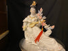 A Geisha Playing Lute. Handcrafted, Hand Painted, Porcelain Statue, Signed By a Chinese Master. 15.5” Vintage-EZ Jewelry and Decor