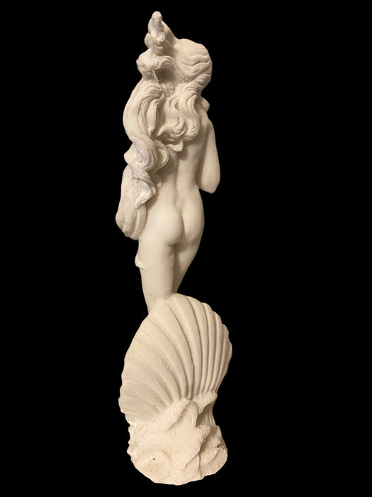 Alabaster Statues of “Birth of Venus” After Botticelli. Made in Greece, 12.5”-EZ Jewelry and Decor