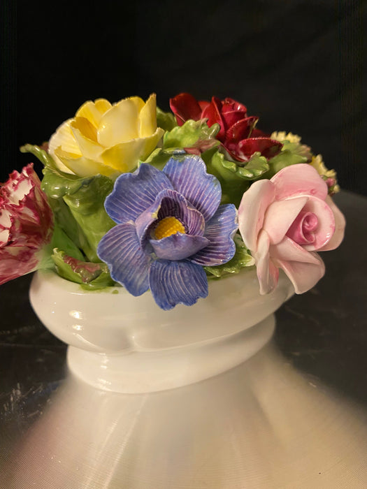 Vintage Aynsley Flower Arrangement - Hand Modelled, Hand Painted Bone China.-EZ Jewelry and Decor