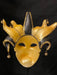 Vintage Porcelain Venetian Mask 13.5" on Stand-EZ Jewelry and Decor
