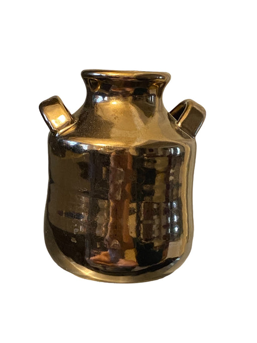 Beautiful Metallic Color Ceramic Jar, , 5.5”-EZ Jewelry and Decor