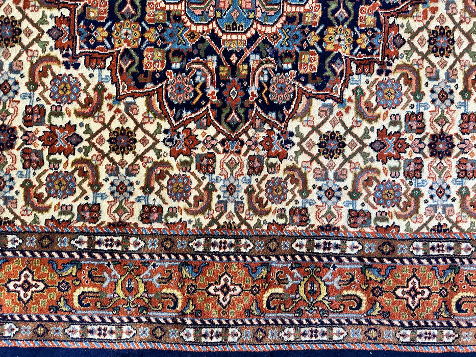 Turkish Hand Knotted Wool Rug,  Red , Beige, Blue Rug. 8’ x 5’.7’’-EZ Jewelry and Decor