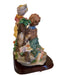 Vintage Resin Figurine Children In Farm, 8.75” T x 7”-EZ Jewelry and Decor