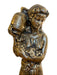 Classic/ Roman Replica Diana Statue. Vintage Ceramic and gold leaves 26”-EZ Jewelry and Decor