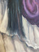 Original Oil Painting "Girl with Purple Hair" by L. Beana, Original Oil Painting. 28” x 22”-EZ Jewelry and Decor