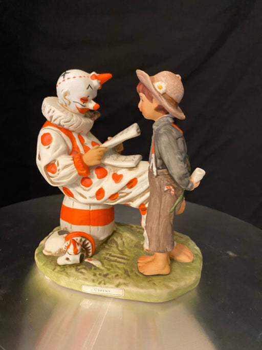 Vintage Norman Rockwell "Circus" Figurine, 6" tall-EZ Jewelry and Decor