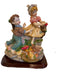 Vintage Resin Figurine Children In Farm, 8.75” T x 7”-EZ Jewelry and Decor