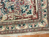 Hand Knotted Indian Rug, Persian Design, Wool,  10’10” x 7’ 11”. Large Wool Rug-EZ Jewelry and Decor