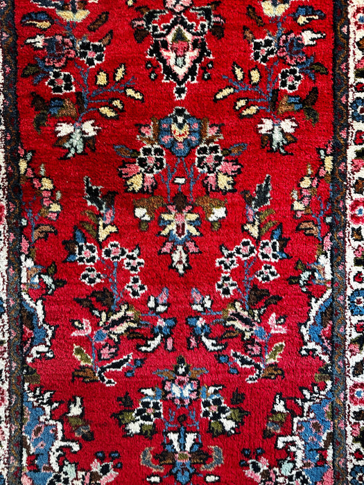 Persian Runner Mahal Design Hand knotted Runner Rug, Wool, 2.5’ x 8.1’-EZ Jewelry and Decor