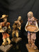Vintage 3pc Folk Art Figurines,Paper Mache Figures.-EZ Jewelry and Decor