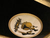 Rare Antique , Fürstenberg Gold Patterned Magnificent Porcelain Plate. Framed Germany Porcelain Plates Set Of 3-EZ Jewelry and Decor