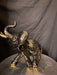 Unique Vintage Porcelain Black Elephant Figurine, Size: 8.5” x 7”-EZ Jewelry and Decor