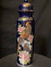 Asian Hand Painted Blue Jar, Porcelain, 12”-EZ Jewelry and Decor