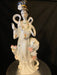 Geisha Playing Flute Porcelain Figurine Handcrafted, Hand Painted Signed 17"T-EZ Jewelry and Decor