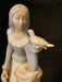 Lady & Bird Vintage Tengra Porcelain Figurine 12"T , Hand Made in Spain.-EZ Jewelry and Decor