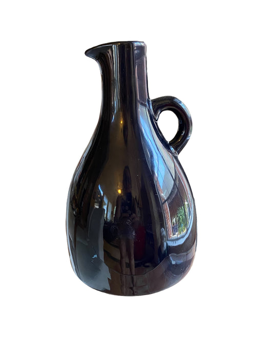 Narrow Neck Ceramic Pitcher / Jar/ Vase  8.75” Tall-EZ Jewelry and Decor