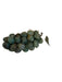 Vintage Handcrafted Green Agate stone Grapes With Silverish Leaf, 6” x 2.75”-EZ Jewelry and Decor