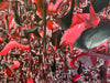 Abstract Framed Original Oil Painting by B. Jay. Red and Black. 40” x 30”-EZ Jewelry and Decor