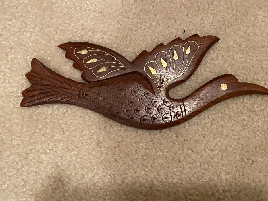 Six Wooden Handcrafted Birds, Wall Decor-EZ Jewelry and Decor