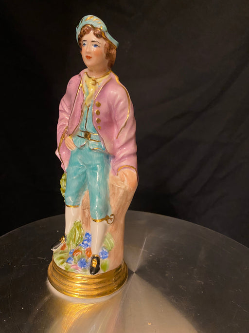 German Style Figurine , A Dutch man, Dresden Style Porcelain, 7.75”-EZ Jewelry and Decor