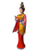Vintage Geisha Doll , In traditional Kimono, Detailed, Taiwan Lady in Red & Pink, 15”-EZ Jewelry and Decor