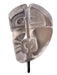 LTD ED Mats Jonasson Maleras, Sweden - Full Lead Glass Abstract Mask– Signed- 14”-EZ Jewelry and Decor