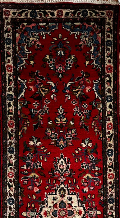 Persian Runner Mahal Design Hand knotted Runner Rug, Wool, 2.5’ x 8.1’-EZ Jewelry and Decor