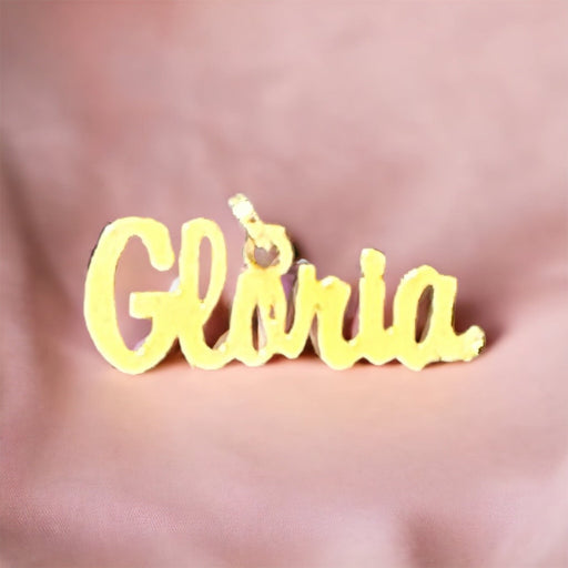 Beautiful 14K Gold Gloria Pendant/Charm for Gloria-EZ Jewelry and Decor